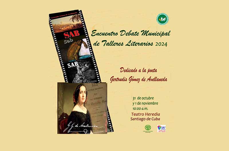 Encuentro Debate Municipal de Talleres Literarios 2024 en Santiago de Cuba (+Programa) Encuentro Debate Municipal de Talleres Literarios 2024 en Santiago de Cuba (+Programa)